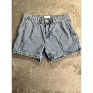 ASOS High Waisted Mom Jean Shorts Size 32